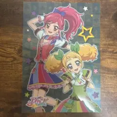 アイカツ ドリームアカデミー セイラ きい クリアポスター A4 ナムコ