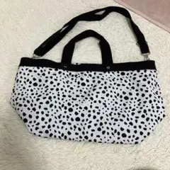GU 10ポケット トートバッグ　ダルメシアン柄