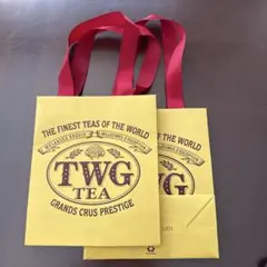 TWG ショップ袋　イエロー　2枚のサムネイル