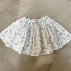 【最終値下げ】petit main 花柄スカート 100