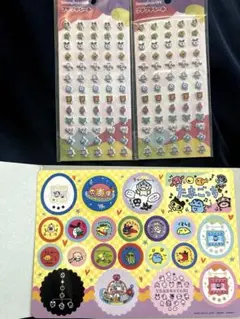 たまごっち ジャンボシールダス ガチャ セリア シール 3点セット