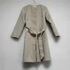 BEAMS HEART トレンチコート ベージュ S スプリングコート