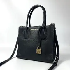 MICHAEL KORS マイケルコース　ハンドバッグ 2WAY ブラック　シボ
