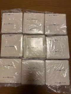 松下電工　モダンカバープレート2連(ミルキーホワイト) 9個セット