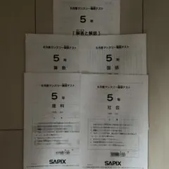 2026年最新】サピックス 5年 マンスリー確認テストの人気アイテム