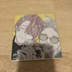ギヴン展 入場特典 色紙 梶秋彦&中山春樹 クリアシートコレクション付