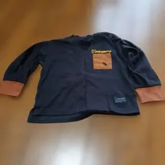 恐竜刺繍付きTシャツ 90サイズ