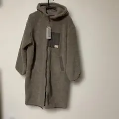 フリースジャケット グレー フード付き　& ベスト　の2枚