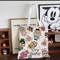 クライベイビートートバッグ　ミニポケット&チャック付き