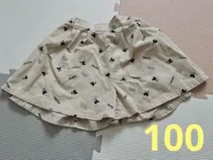 ショートパンツ 100cm littcリトシー キュロット ミッキー ディズニー
