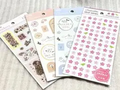 新品　キャンドゥ　桜シール　春　ちょこっとシール　まとめ売り　匿名配送