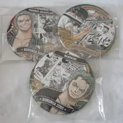 ONE PIECE ロロノア・ゾロ 缶バッジ 3点セットのサムネイル