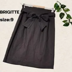 BRIGITTE ブラウン リボン付き スカート 9のサムネイル