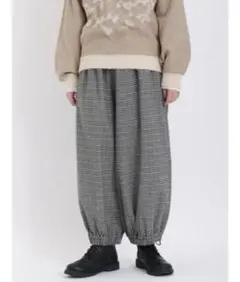 ☆サマンサモスモス☆裾ギャザーバルーンパンツ　ブラック