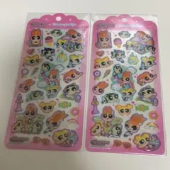 【正規品】パワーパフガールズ ドロップジェリーシール 2枚セット カミオジャパン