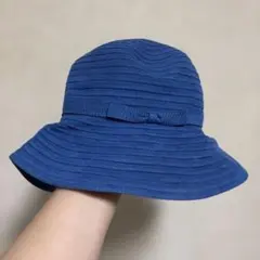 LANVAN★ブルー リボン付き ハットのサムネイル