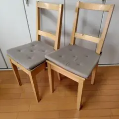 IKEA HANSOLA ハンソーラ ダイニングチェア 2脚セット - メルカリ