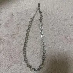 vvv ハイティーンハートリングチェーンサージカルチョーカーネックレス