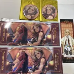 ツイステ アニプレックス 缶バッジ クリカ しおり AGF 寮服 カリム