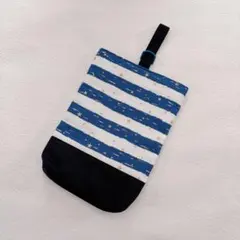 上靴入れ お着替え袋 男の子 女の子 宇宙 星柄 ボーダー 青