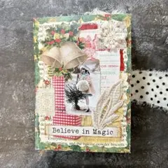 M1 クリスマス ジャンクジャーナル 雑記帳 junkjournal