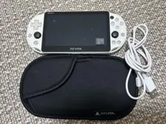PS Vita PSH-2000 ホワイト 本体 充電ケーブル ケース付き