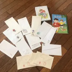 レトロな文具 ノートや封筒セット(^^)