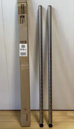 ERECTA ステンレスポール 800mm 2本セット