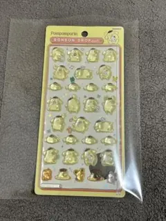 サンリオ ポムポムプリン ボンボンドロップシール