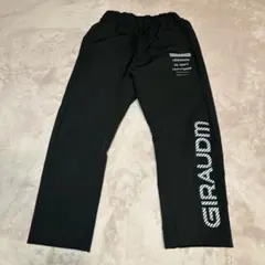 GIRAUDM ブラック スポーツパンツ