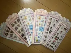 アクリルシール 6枚　まとめ売り　もんち　しずく etc 硬いシール