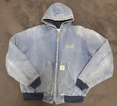 Carhartt 　アクティブパーカー　星タグ　デニム carhartt アクティブジャケット デニム USA製 星型タグ 90s - メルカリ