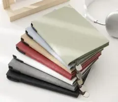 【選べる2冊セット】A5 ノート 手帳 PUレザー 高級感 ペンホルダー付全7色