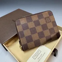 【美品】LOUIS VUITTON ダミエ コインケース カードケース