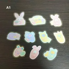 A1 サンリオキャラクターズ ウィッシュミーメル フレークシール ♡