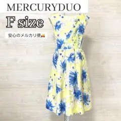 MERCURYDUO マーキュリーデュオ　BIGフラワーオパールワンピース