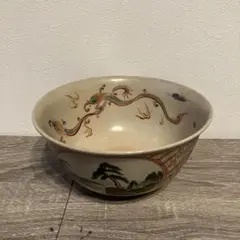 美品 昭和中期頃（3〜40年代）の「九谷焼 赤絵染付鳳凰葡萄文 - メルカリ