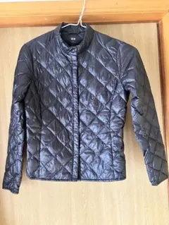 UNIQLO ブラック キルティング ダウンジャケット S