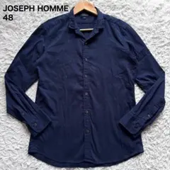 極美品　JOSEPH HOMME 長袖　シャツ　ストレッチ　ペイズリー　48のサムネイル