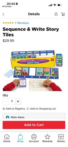 Sequence & Write Story Tiles