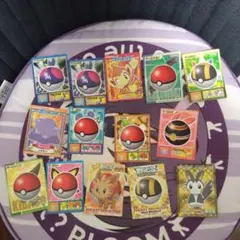 ポケットモンスター 丸美屋　ステッカー　シール 14枚セット