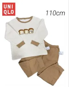 ユニクロ　パンどろぼう　キルトパジャマ　110cm