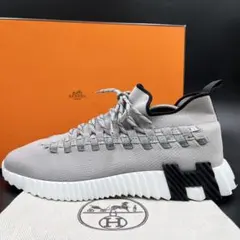 未使用級✨️ エルメス デパール ニット ファブリック メンズ 27cm相当 