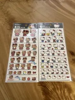 サンリオ　4サイズステッカー キティ　日焼け