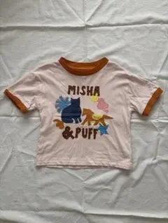Misha & Puff 犬プリント Tシャツ 3Y 2026年最新】Misha＆Puff 柄・デザイン：プリント（ロゴなど） 子供用T
