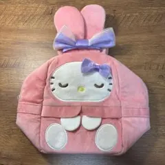 サンリオ ハローキティ ウサギデザイン ポーチ ミニバッグ