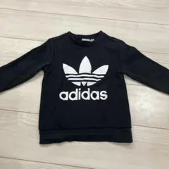 adidas キッズ トレーナー ブラック 120