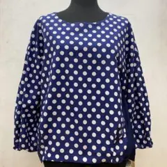 美品 さえら Rain Dance ドット柄 ゆったり ポンチョブラウス 美品 さえら Rain Dance ドット柄 ゆったり ポンチョブラウス - メルカリ