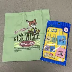 DAISO ズートピア　ランダムトートバッグ　ニックのサムネイル