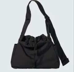 ほぼ未使用 UNIQLO :C ソフトパフィーショルダーバッグ ユニクロ 黒